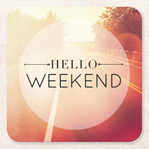 hallo Weekend 3 Kartonnen Onderzetters