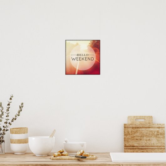 hallo Weekend 3 Poster (Keuken)