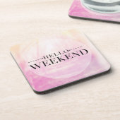 hallo Weekend Drankjes Onderzetter (Linkerzijde)