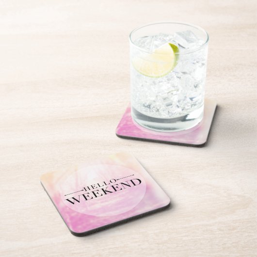 hallo Weekend Drankjes Onderzetter (Rechterzijde)