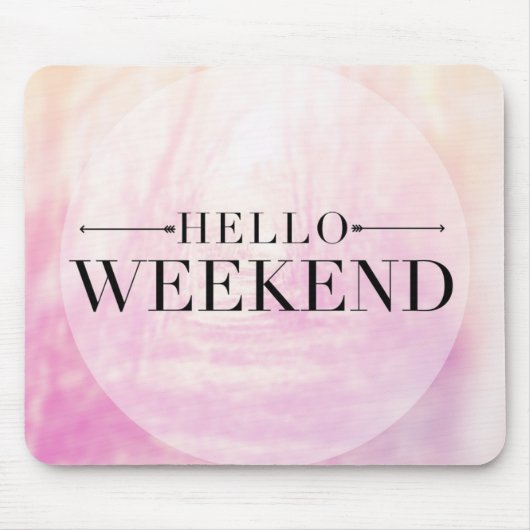 hallo Weekend Muismat (Voorkant)