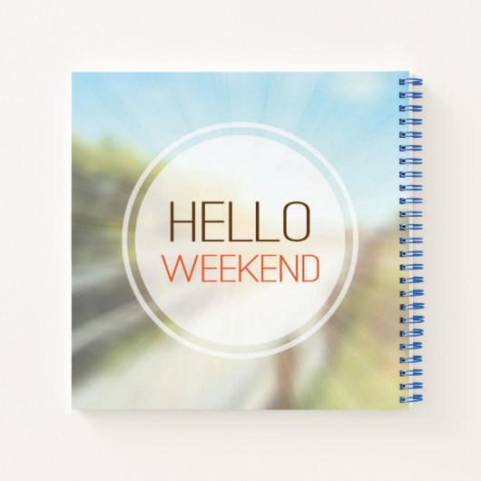 hallo Weekend Notitieboek (Achterkant)