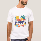 Hallo Welkom bij Sunshine: T-shirt (Voorkant)