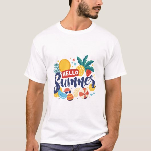 Hallo Welkom bij Sunshine: T-shirt (Voorkant)
