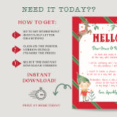 Hallo Welkom terug Elf Kerstelf gepersonaliseerd