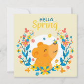 hallo Wenskaart Beer (Voorkant)