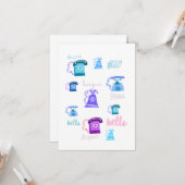 hallo wenskaart kaart (Voorkant / Achterkant in situ)