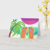 Hallo wenskaart kaart (Gele Bloem)