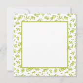 hallo Wenskaart van de Veertuinvloer (Achterkant)