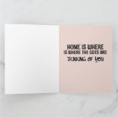 HALLO WENSKAART ZWARTE KAT LOUIS WAIN ART KAART (Binnen)