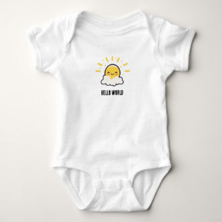 Hallo Wereld Baby bodysuit
