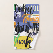 hallo wereld bad handdoek (Handdoek)