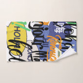 hallo wereld bad handdoek (Handdoek)