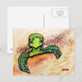 hallo wereld! briefkaart (Voorkant / Achterkant)