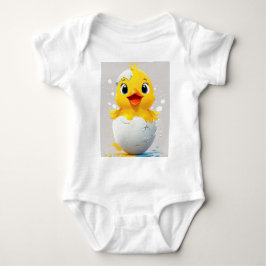 Hallo Wereld! Chic Chick Baby Bodysuit