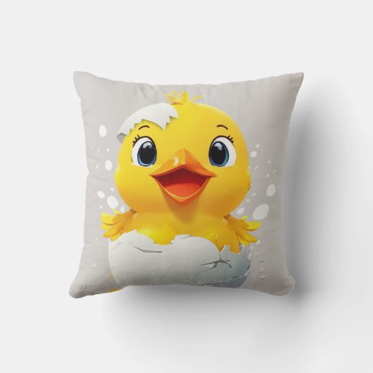 Hallo Wereld! Chic Chick Sierkussen (Achterkant)