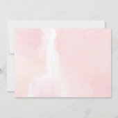 hallo wereld - eucalyptus florale geboorte aankond (Achterkant)