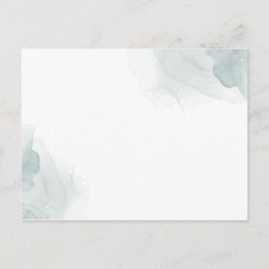 hallo Wereld geboorte Aankondiging Briefkaart (Achterkant)