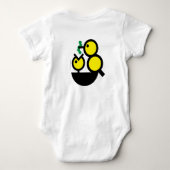 Hallo Wereld! Hongerig chick bodysuit (Achterkant)