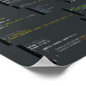 hallo wereld in 34 talen poster (Hoek)