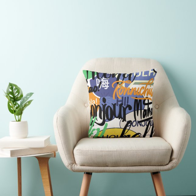 hallo wereld kussen (Stoel)