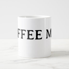 Hallo Wereld Minimalistische witte koffiemok* Grote Koffiekop