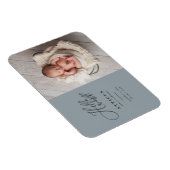 hallo wereld multi-foto moderne geometrisch + scri magneet (Rechterzijde)