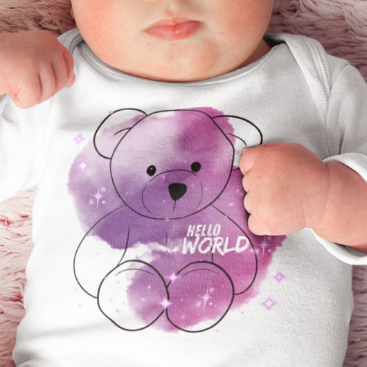 Hallo Wereld Mystieke Teddy Romper