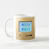 Hallo Wereld Personal Computer Koffiemok (Links)
