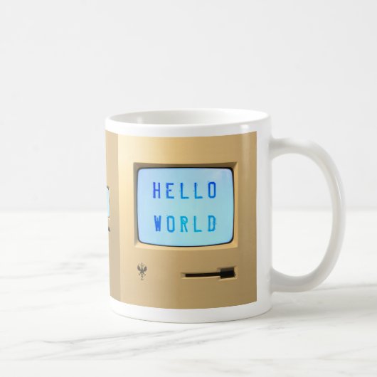 Hallo Wereld Personal Computer Koffiemok (Rechts)