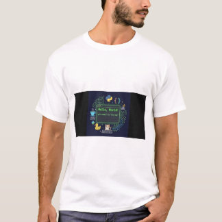 Hallo Wereld Programmeur T-shirt | Dagelijks Coder