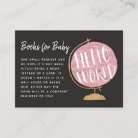 Hallo Wereld Roze Wereldbol Boeken voor Baby showe