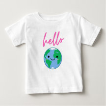 Hallo Wereld Schattige Kinderen T-Shirt