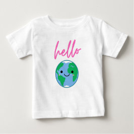 Hallo Wereld Schattige Kinderen T-Shirt