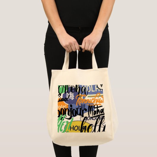 hallo wereld tote bag (Voorkant (product))