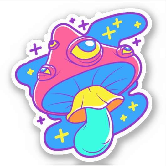 Hallo Wereld vinyl sticker (Voorkant)