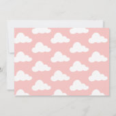 hallo wereld wolken blozen aankondiging (Achterkant)