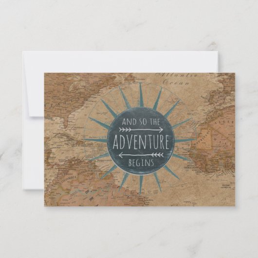 hallo Wereldfotokaarten Bedankkaart (Achterkant)