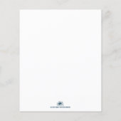 hallo Wereldgeboorteaankondiging met foto (Achterkant)