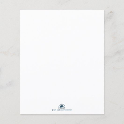 hallo Wereldgeboorteaankondiging met foto (Achterkant)