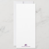 hallo Wereldgeboorteaankondiging met foto (Achterkant)