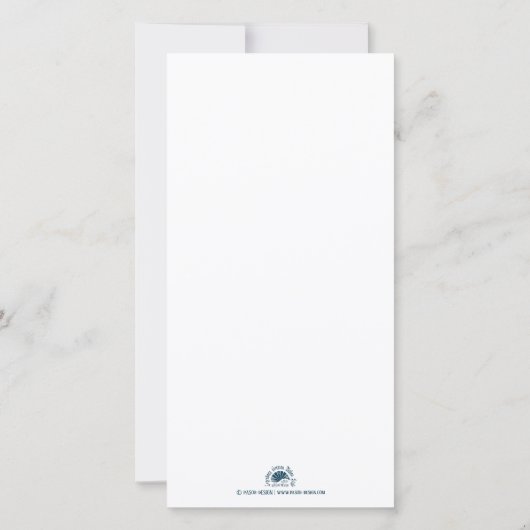 hallo Wereldgeboorteaankondiging met foto (Achterkant)