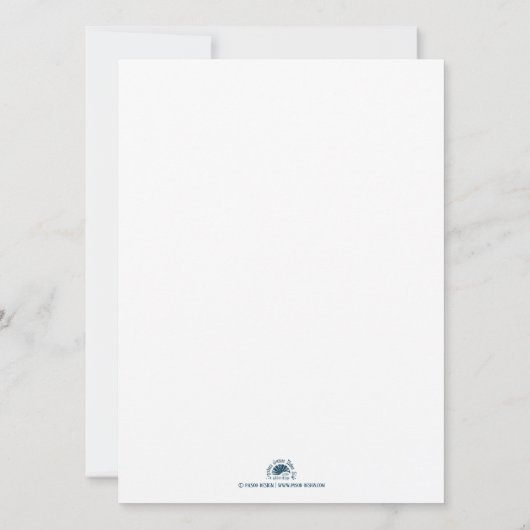 hallo Wereldgeboorteaankondiging met foto (Achterkant)