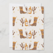 Hallo Whimsical Boots Champagne 40 Verjaardag Kaart (Achterkant)