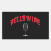Hallo Wijn - Halloween Stickerpakket Rechthoekige Sticker (Voorkant)