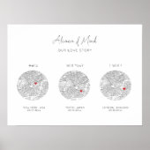 Hallo, wil je, ik doe aangepaste elegante kaart poster (Voorkant)