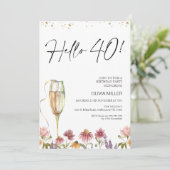 Hallo Wildbloemen Kaart (Staand voorkant)