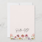 Hallo Wildbloemen Kaart (Achterkant)