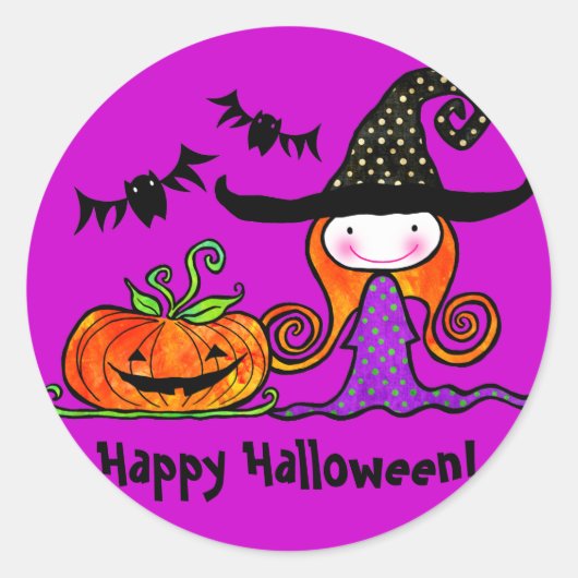 Hallo Winnie. Ronde Sticker (Voorkant)