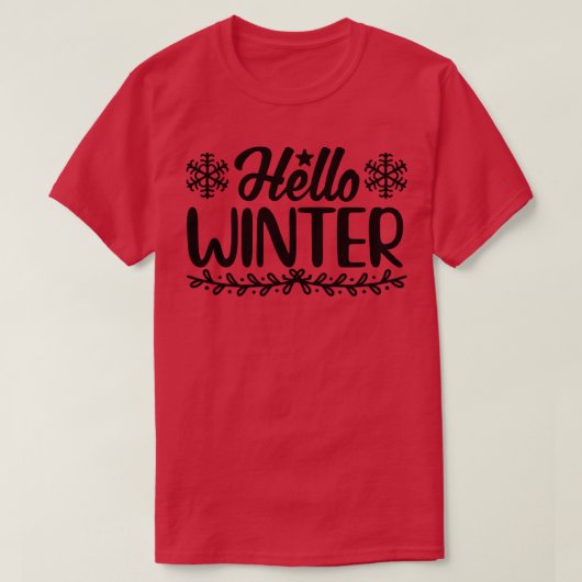 Hallo Winter 4 T-shirt (Design voorkant)